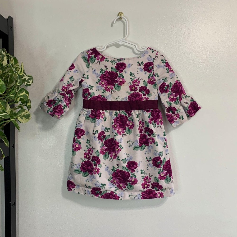 Janie & Jack Floral Print Dress Size 3